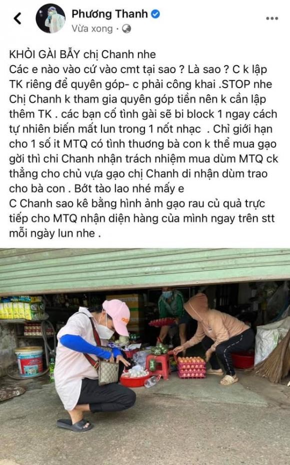 Phuong Thanh tuyen bo: 