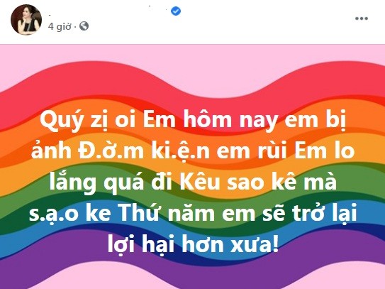 Dam Vinh Hung to cao, ba Phuong Hang mia mai: “Em lo lang qua“