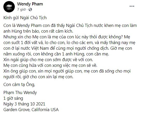 Con gai ruot Phi Nhung: “Con khong can mot anh hung, con can me“-Hinh-2