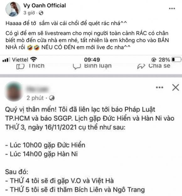 Nu dai gia chot ngay den gap, Vy Oanh vo mat: 