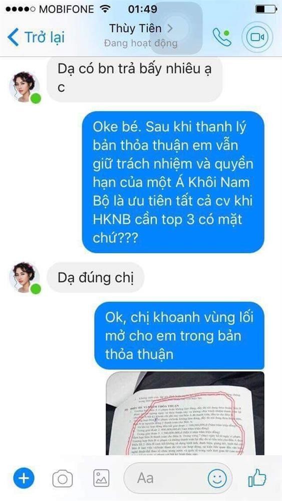 Chi gai Dang Thu Thao tung tin nhan no nan voi Thuy Tien?-Hinh-3