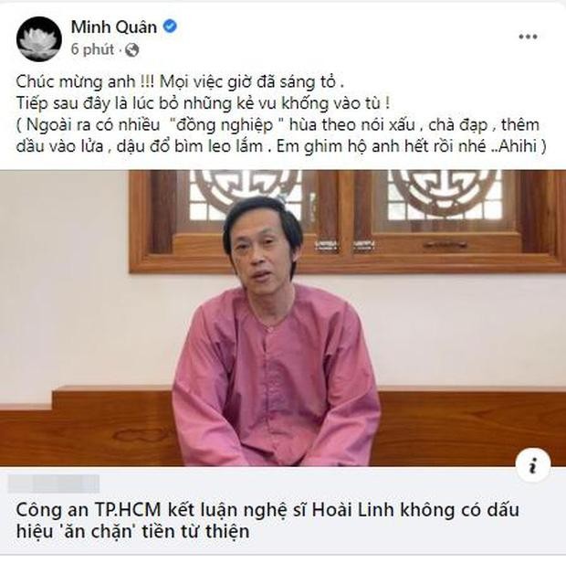 Tranh cai Minh Quan mang ke boi nho Hoai Linh 