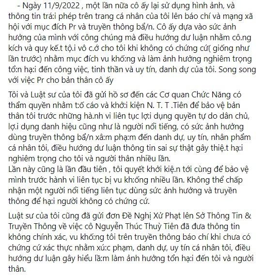 Chi gai Dang Thu Thao tuyen bo kien den cung, Thuy Tien noi gi?-Hinh-4