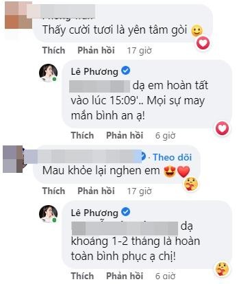 Suc khoe Le Phuong the nao sau phau thuat tim?-Hinh-3