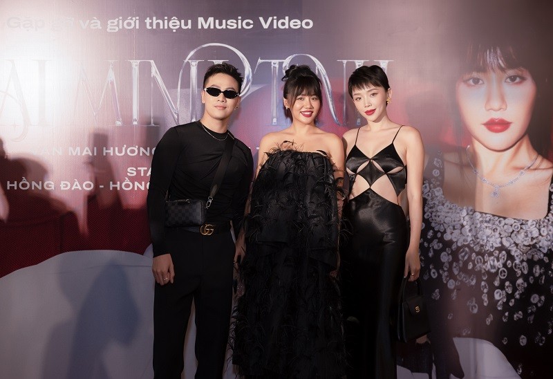 Dan sao do bo mung Van Mai Huong ra mat MV “Dai minh tinh“-Hinh-10