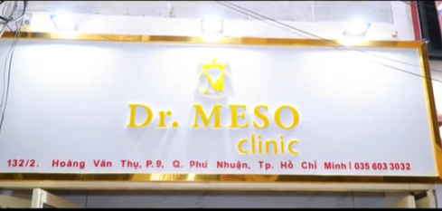 Bi xu phat, co so lam dep Dr. Meso Clinic “thay ten doi ho”?