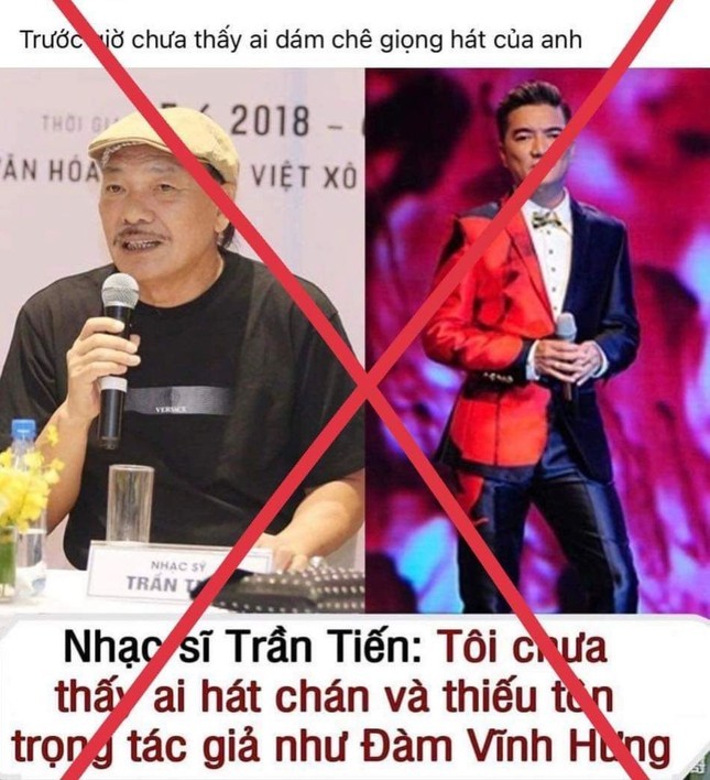 Thuc hu chuyen nhac si Tran Tien che Dam Vinh Hung hat do