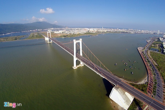 “Vien ngoc quy” cua Da Nang dep me hon nhin tu tren cao