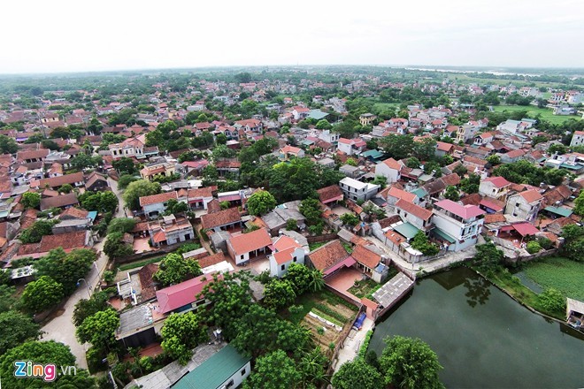 Ve dep tuyet voi cua lang co Duong Lam nhin tu tren cao-Hinh-6