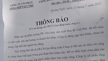 Tra luong bang phieu mua hang noi bo