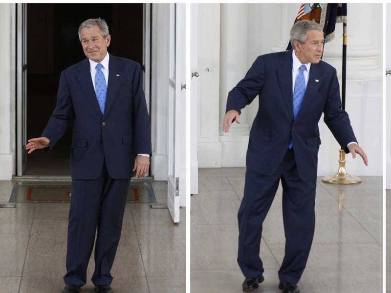Hinh anh hai huoc kho quen ve ong George W. Bush-Hinh-11