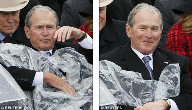 Hinh anh hai huoc kho quen ve ong George W. Bush