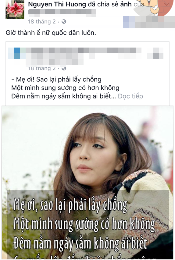 Me Bich Phuong phan ung 