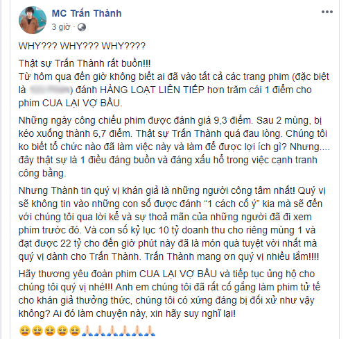Thanh Thuy len tieng benh chong truoc nghi van choi xau Tran Thanh