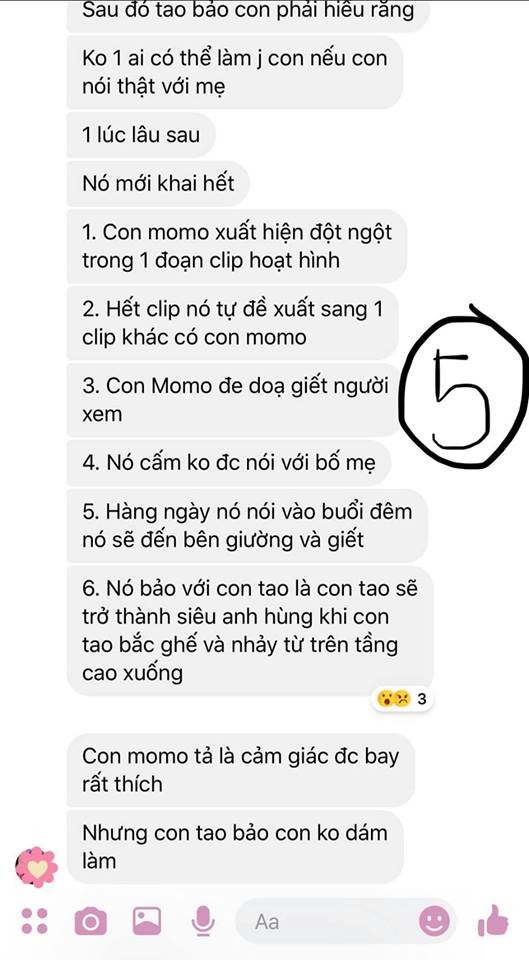 Me Viet phat hoang vi con trai 7 tuoi bi Momo 