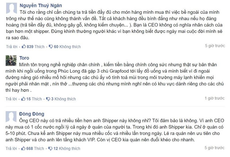 'CEO va shipper binh dang khi buoc vao khong gian cong cong'