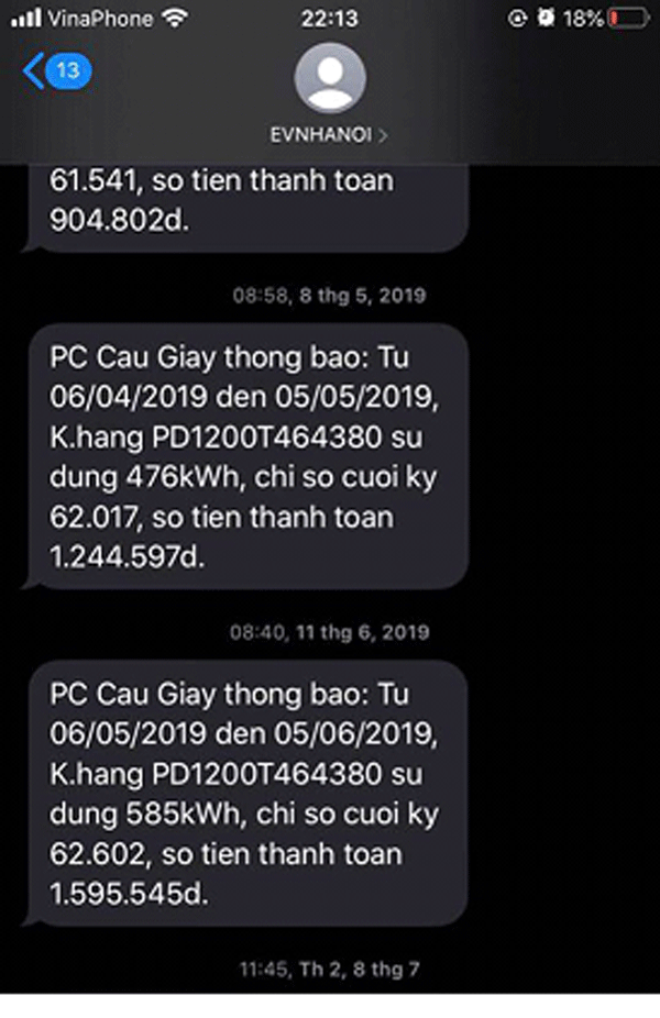 Xot ruot hoa don dien tang gap doi, nhieu nha dan 