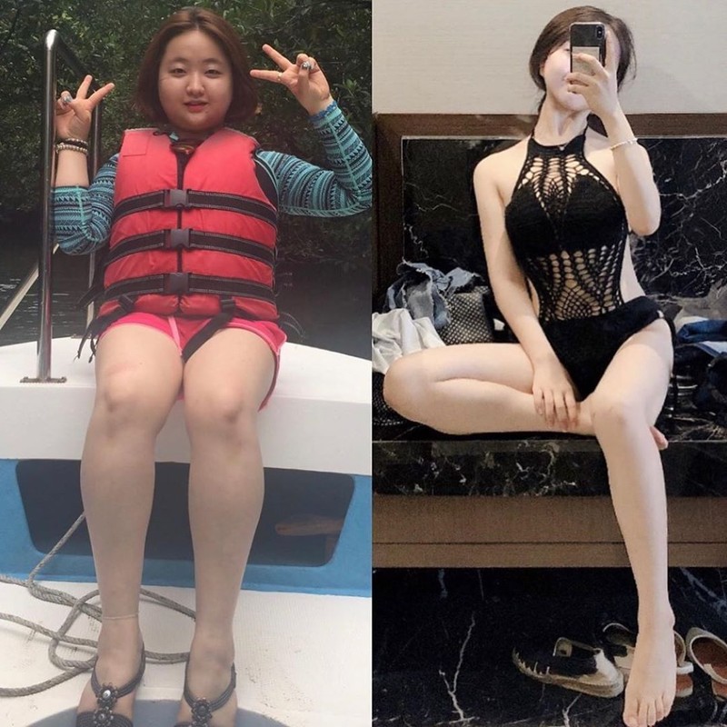 Bi quyet giam 28kg cua hot girl xu Han du bua nao cung an no