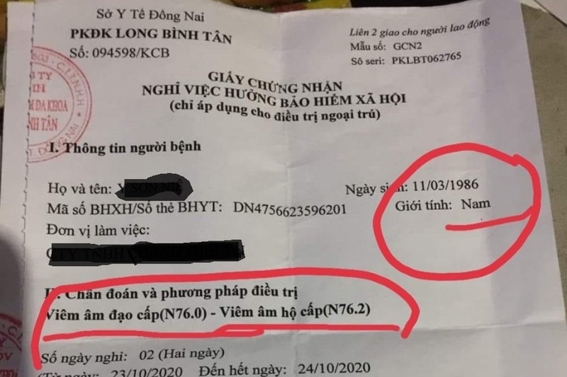 PK Dong Nai “chan” nam thanh nien viem am dao... viem gi moi chuan?