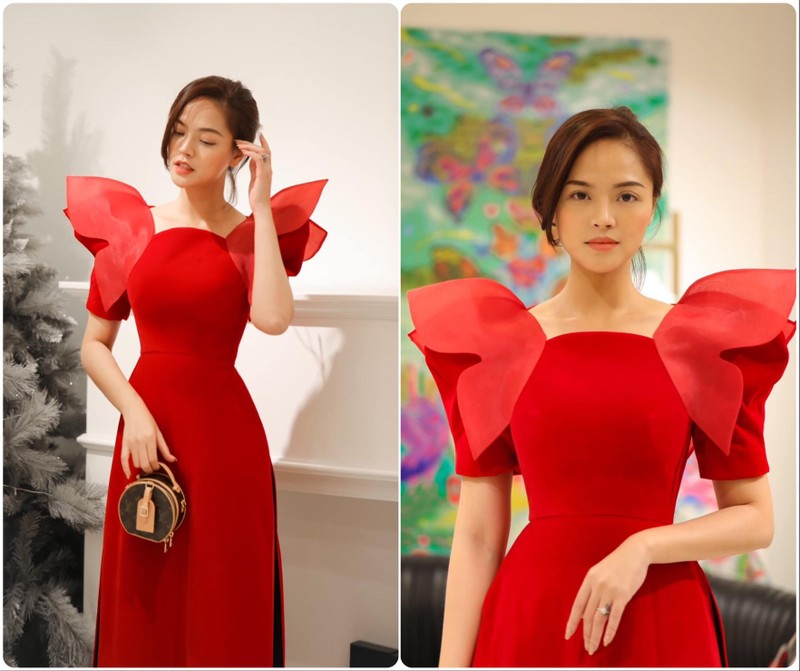 Ngam cac nu dien vien Viet dien ao dai khoe sac dip can Tet-Hinh-6