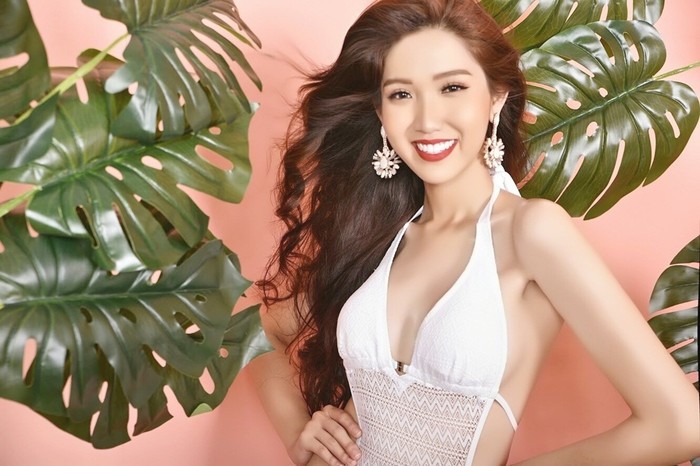 Do Nhat Ha thi Miss Universe Viet Nam, giu eo thon dang nuot the nao?