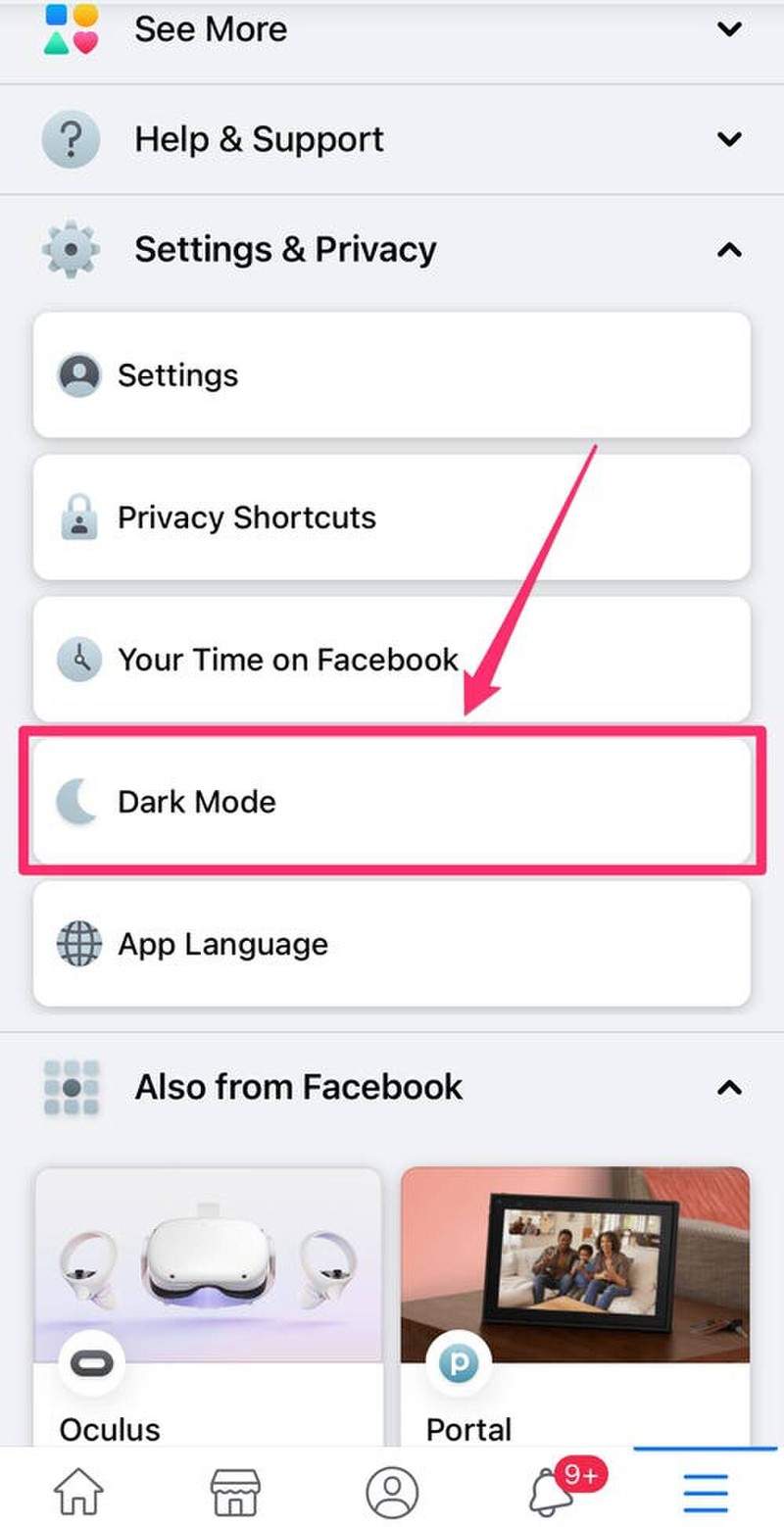 Cach mo che do Dark Mode cua Facebook tren tat ca cac thiet bi-Hinh-3