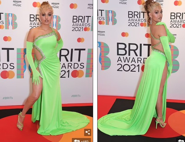 “Nong mat” loat my nhan mac trang phuc ho bao tai tham do Brit Awards 2021-Hinh-5