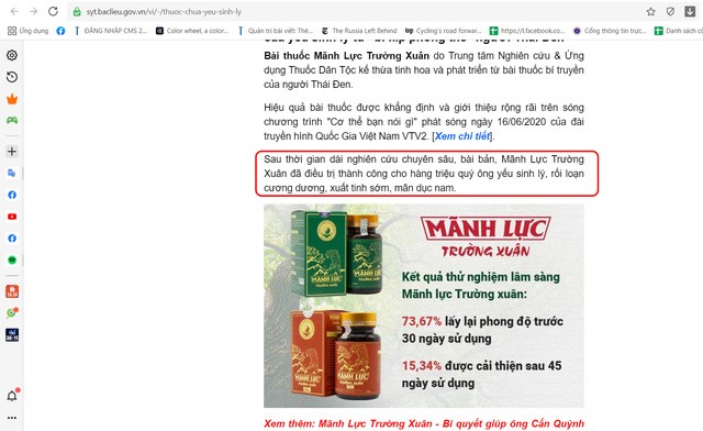 Lanh dao So Y te chiu trach nhiem noi dung, website So van dang quang cao vi pham?-Hinh-5