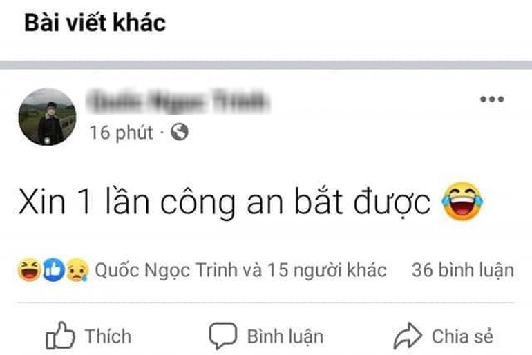 Quang Ngai: Thanh nien “len facebook xin cong an bat” duoc toai nguyen