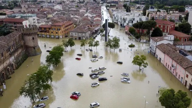 Thiet hai nang ne cua tran lu lich su chua tung co o Italy