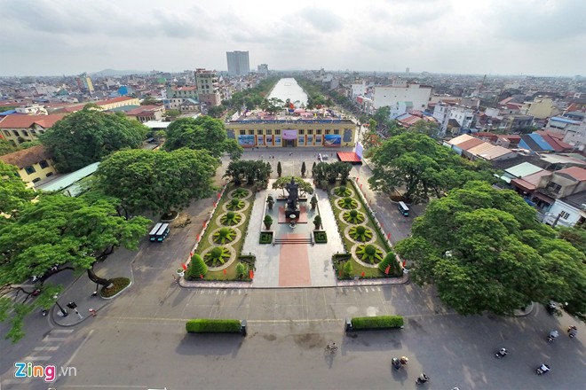 Ngam nhin ve dep Hai Phong tu tren khong