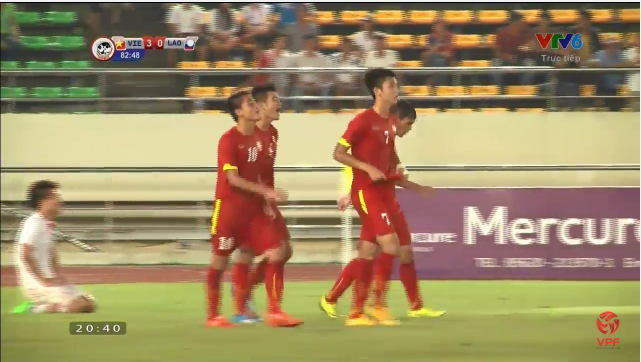 U19 Viet Nam 4-0 U19 Lao: Dai thang mung Quoc khanh 2/9