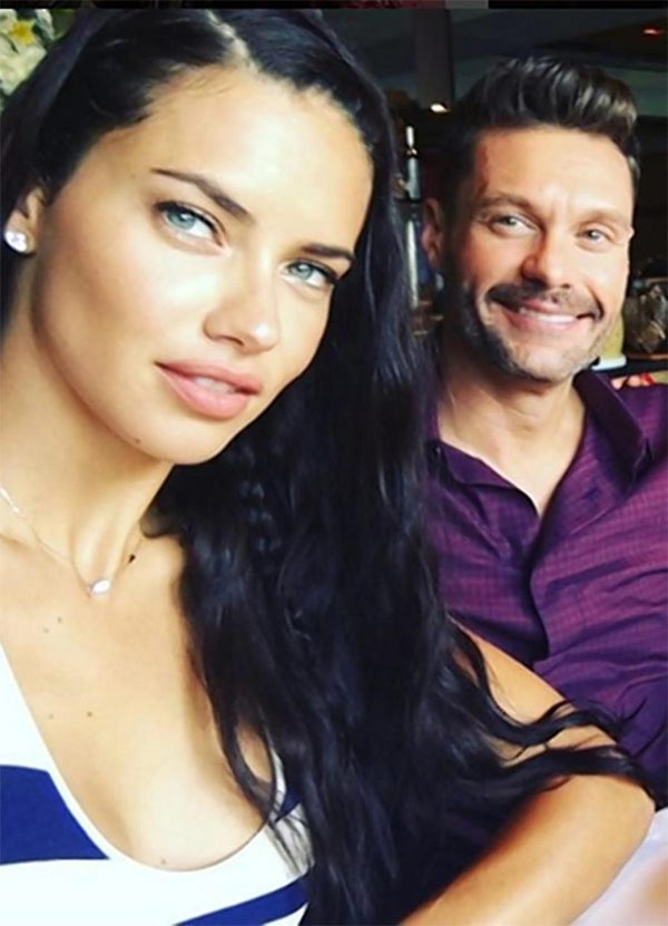 Ryan Seacrest hen ho voi thien than VS Adriana Lima