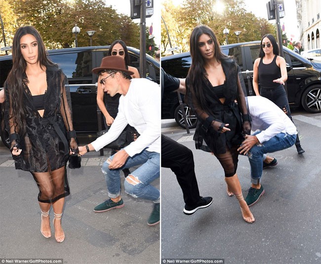 Kim Kardashian bi ke la mat sam so vong 3 tai Paris
