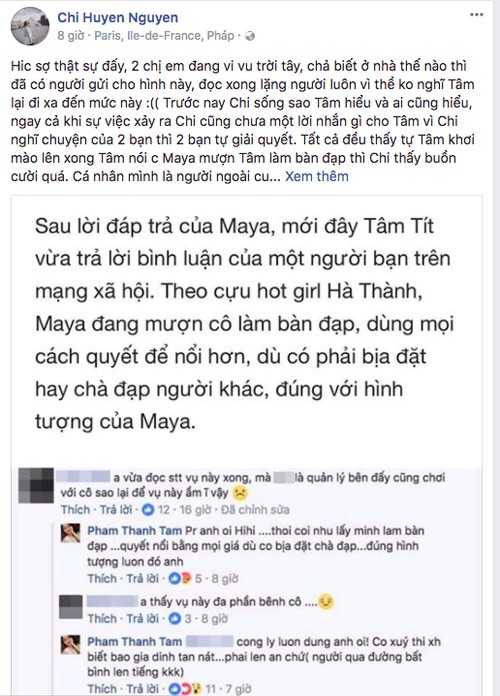 Khau chien tren mang, Maya dung Tam Tit lam ban dap de PR?-Hinh-3