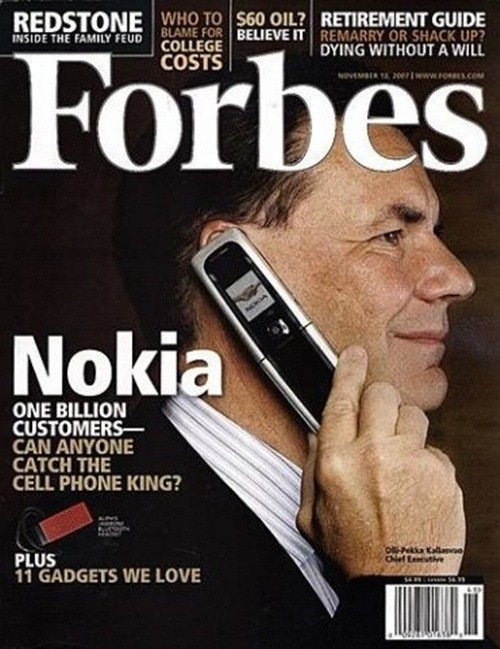 Forbes 2007: ‘Nokia co 1 ty khach hang - con ai bat kip nha vua?’