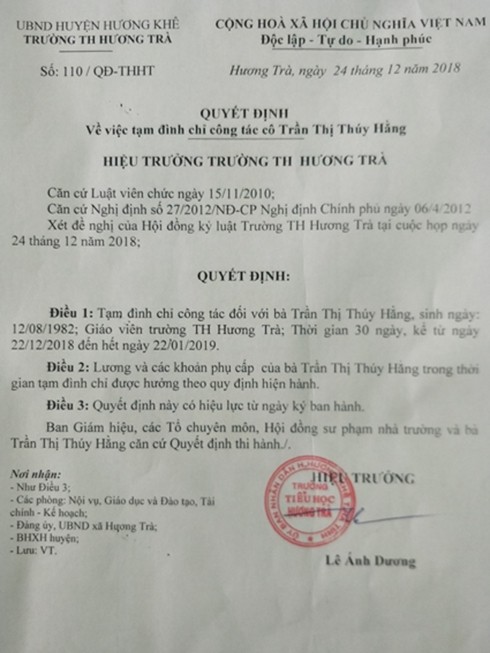 Vu PGD Agribank Huong Khe choi ma tuy: Dinh chi nu giao vien lien quan-Hinh-2