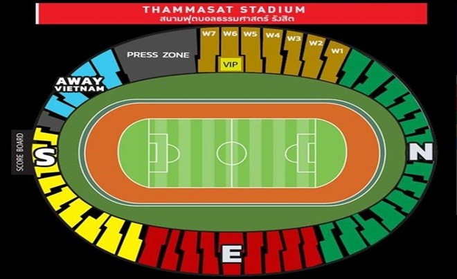 Thai Lan ban ve gia cao nhat cho fan Viet Nam tren san Thai vong loai World Cup 2022