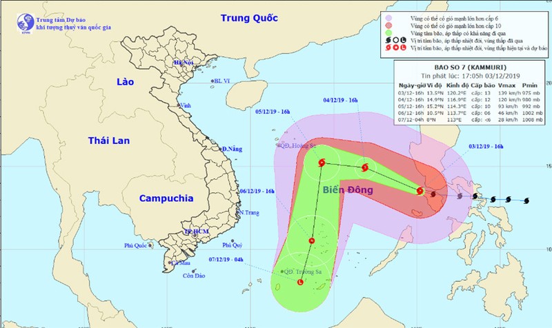 Du bao thoi tiet 4/12: Bao so 7 vao Bien Dong,  Bac Bo ret cong-Hinh-2