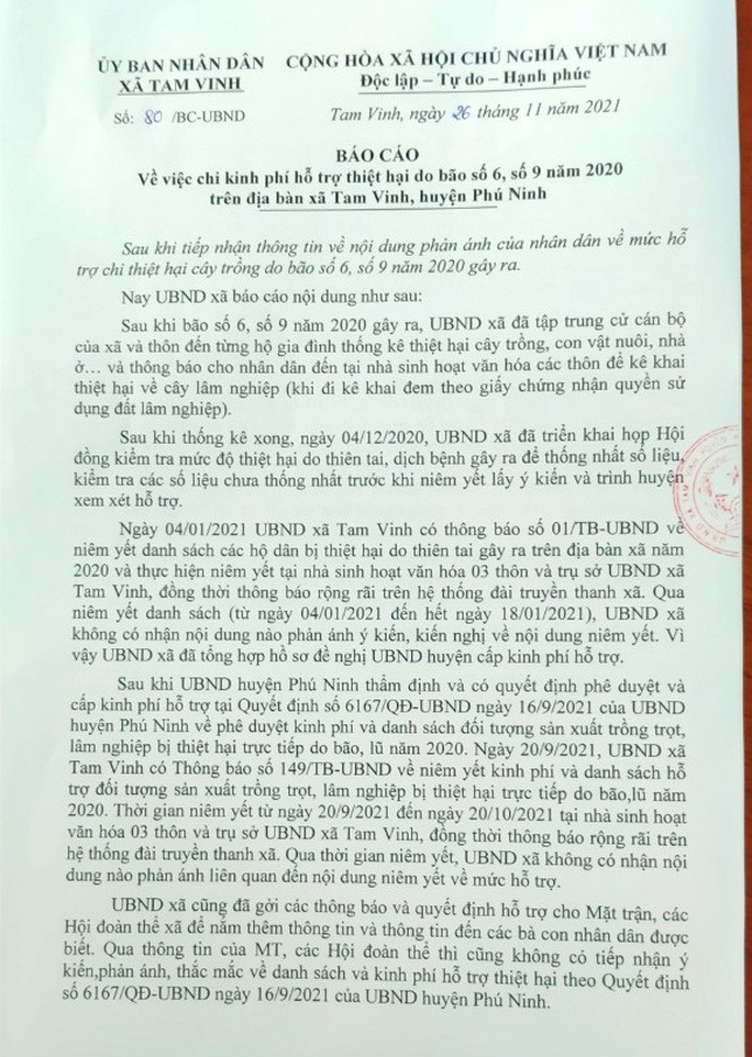 Ho tro thiet hai do bao 2.000 dong: 31 ho duoc nhan duoi 10.000 dong-Hinh-2