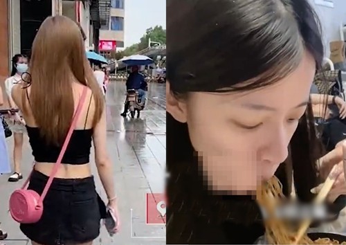 Hot girl kho so vi qua gay, an lien tuc ma chi nang 35kg