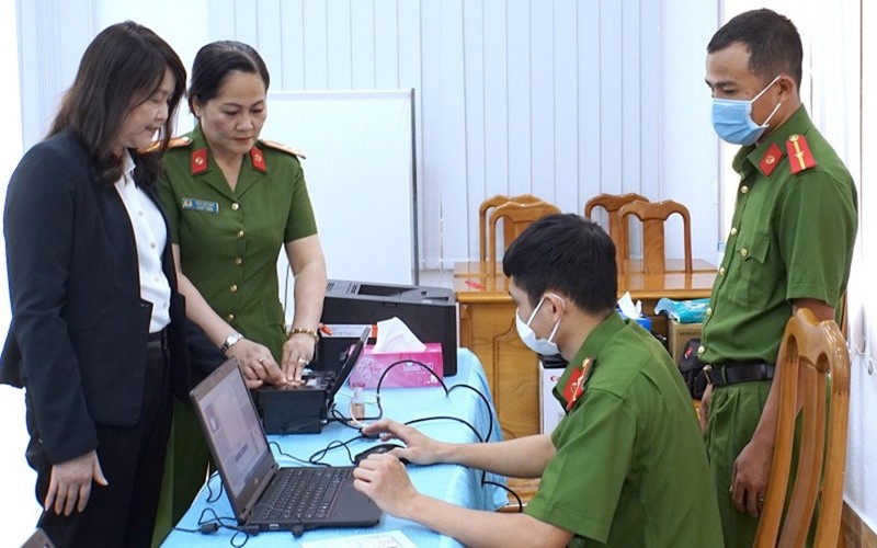 Dia phuong dau tien thi diem bang lai xe tich hop tai khoan dinh danh dien tu