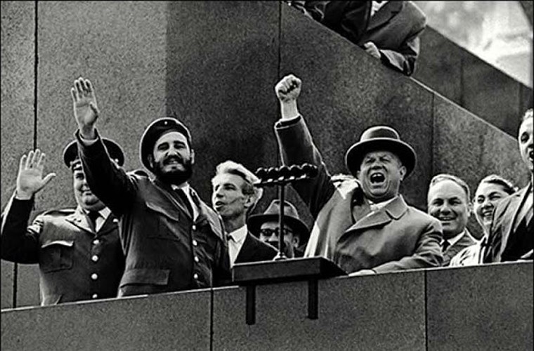 Anh hiem: Lanh tu Cuba Fidel Castro tham Lien Xo 1963-Hinh-12