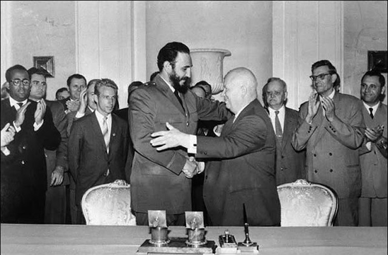 Anh hiem: Lanh tu Cuba Fidel Castro tham Lien Xo 1963-Hinh-13