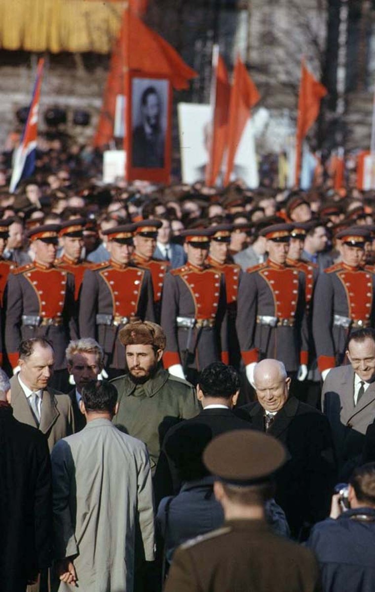 Anh hiem: Lanh tu Cuba Fidel Castro tham Lien Xo 1963-Hinh-9