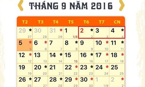 Nguoi lao dong nghi 3 ngay lien tuc dip le Quoc khanh 2/9