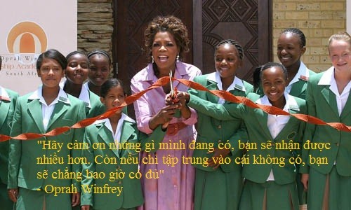 Oprah Winfrey: Nguoi phu nu da mau lam nen 