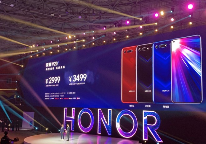 Dien thoai Honor View 20 co gi ma Huawei 