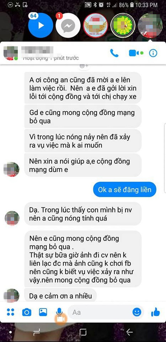 Nguoi dan ong tat phu nu di xe may gay phan no noi gi?