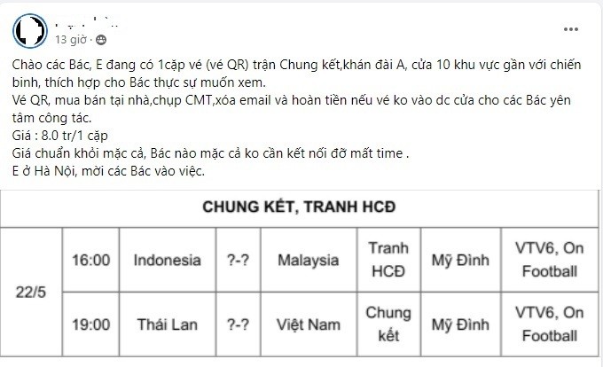 Gia ve tran chung ket U23 Viet Nam - Thai Lan, nguoi ban doi 18 trieu dong/cap-Hinh-4
